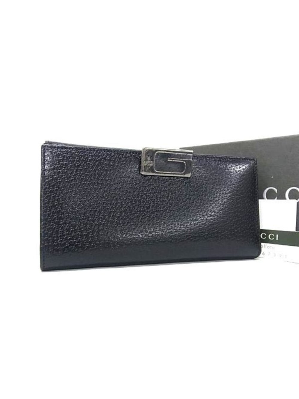 Gucci 035 Leather Bifold Wallet Billfold Coin Purse